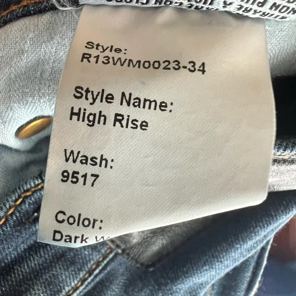 R13 High Rise Jeans - Picture 5 of 6